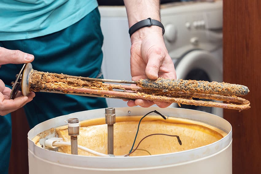 Sovlang Hard Water can damage water heater element